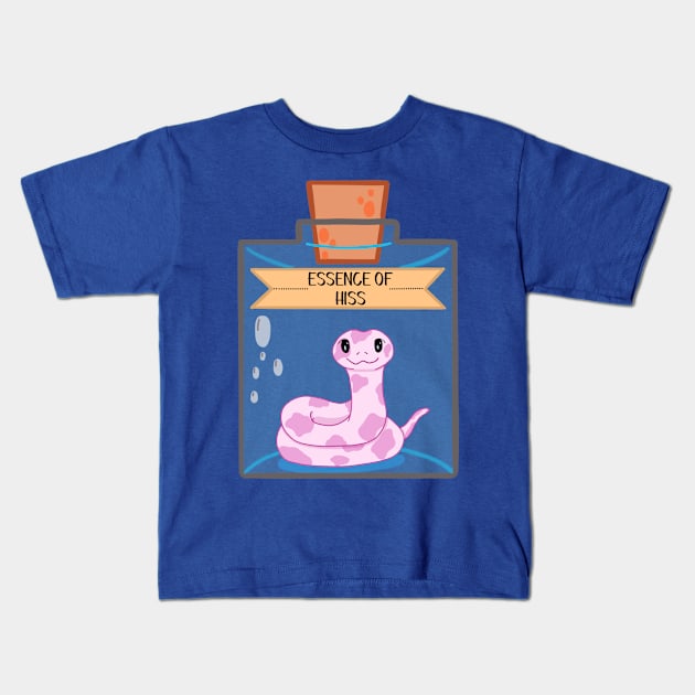 Essence of Hiss Kids T-Shirt by copilotjarvis